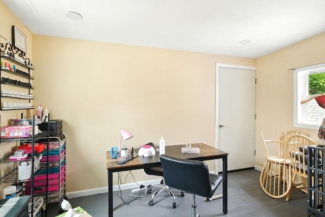 47 N Summer St, Holyoke, MA 01040 - office featuring baseboards and dark wood-type flooring