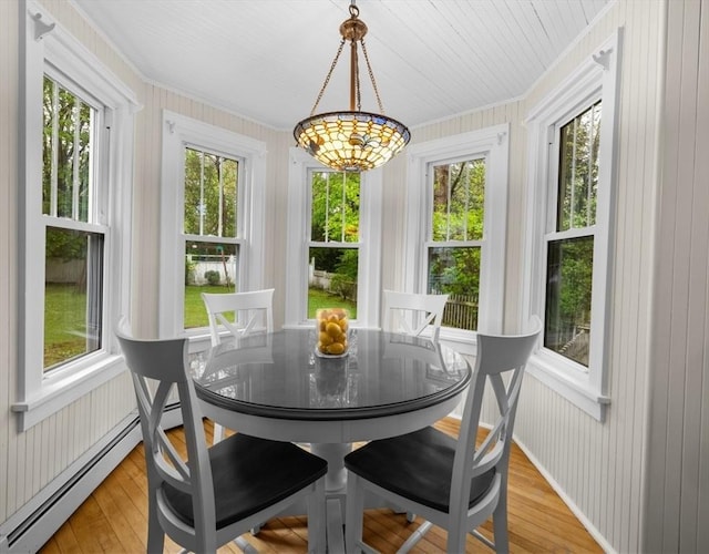 71 Dudley St, Marlborough, MA 01752 - sunroom with healthy amount of natural light and a baseboard heating unit