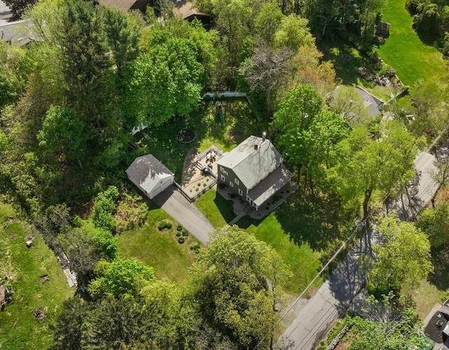 71 Dudley St, Marlborough, MA 01752 - drone / aerial view