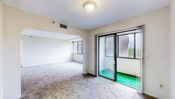 250 Hammond Pond Pkwy Unit 707S, Newton, MA 02467 - carpeted spare room featuring arched walkways and baseboards