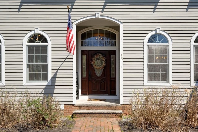 view of property entrance