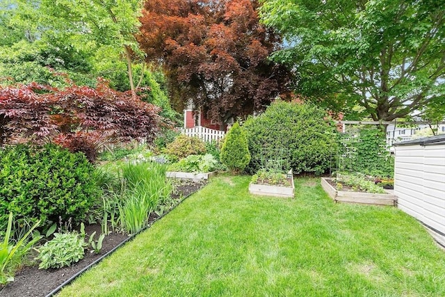 102 Chestnut St, Andover, MA 01810 - view of yard with a garden