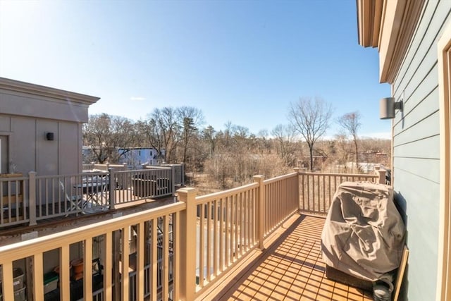 balcony with grilling area