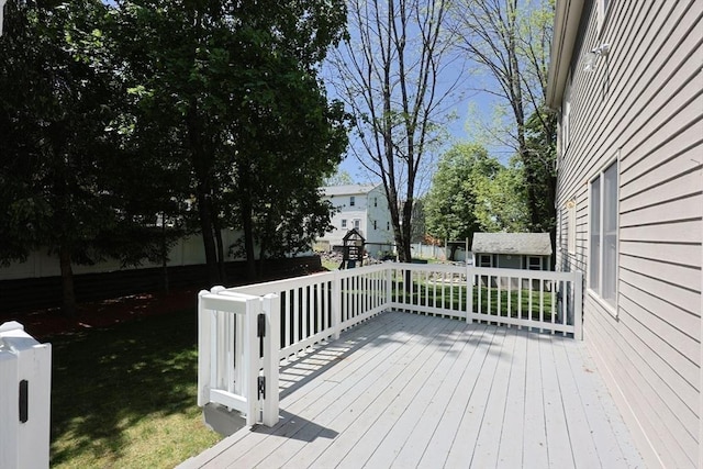 view of deck