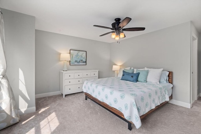 51 Waltham St Unit 3, Maynard, MA 01754 - bedroom with light carpet, baseboards, and ceiling fan