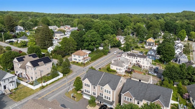 51 Waltham St Unit 3, Maynard, MA 01754 - aerial view of property's location featuring a forest and nearby suburban area