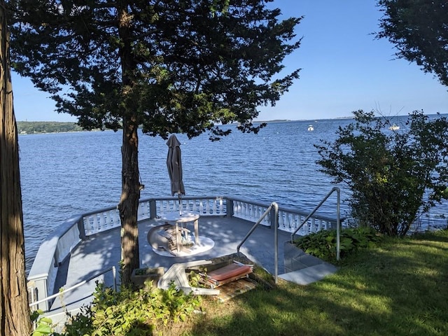 34 Shore Dr, Kingston, MA 02364 - dock area with a water view