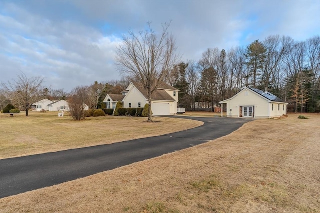 view of asphalt driveway