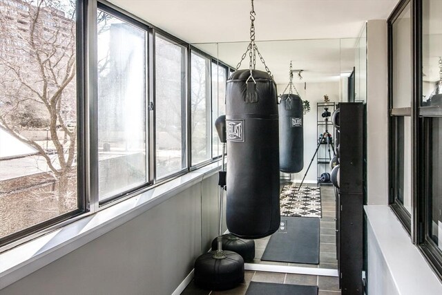 view of utility room