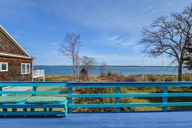 12 Taunton Ave, Marion, MA 02738 - balcony with a deck with water view