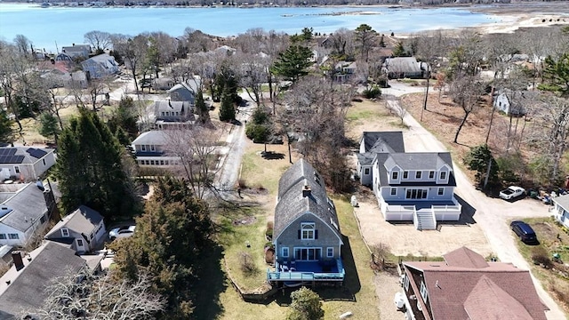 12 Taunton Ave, Marion, MA 02738 - aerial perspective of suburban area featuring a nearby body of water