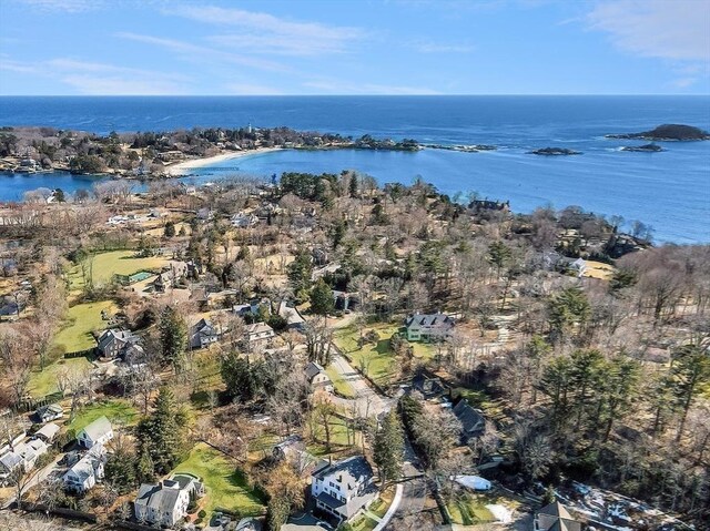 2AND2A Harbor St, Manchester, MA 01944 - drone / aerial view with a water view