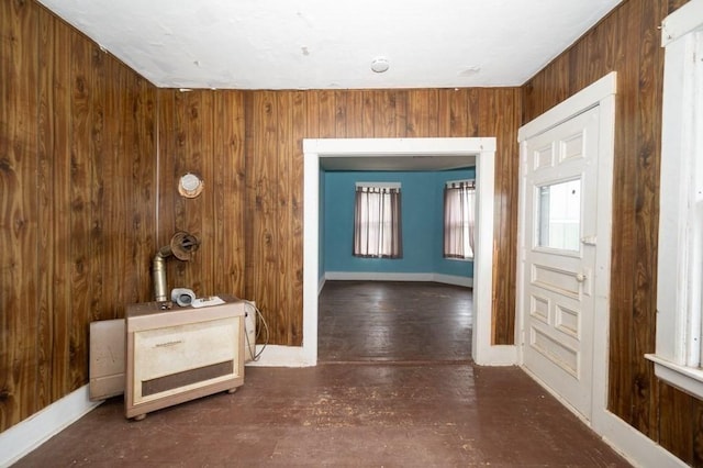 127 Cliff St, Southbridge, MA 01550 - foyer featuring wood walls and baseboards