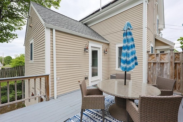 253 Front St, Weymouth, MA 02188 - deck with outdoor dining area
