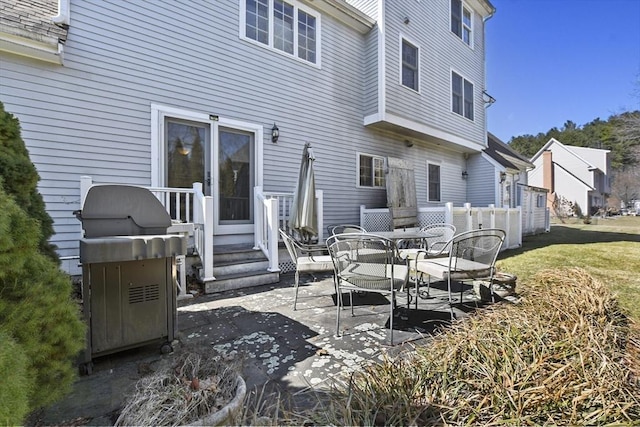 exterior space featuring a patio