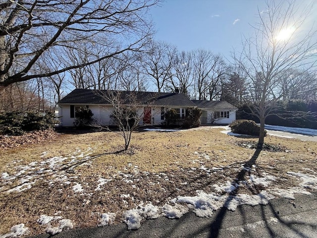 view of ranch-style home