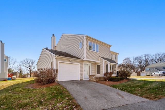 view of home's exterior featuring a lawn