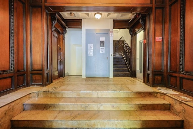 857 Beacon St Unit 51, Boston, MA 02215 - foyer featuring stairway