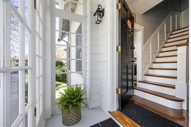 doorway to property featuring a porch
