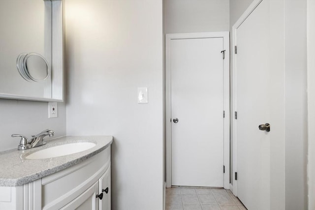 162 Willow Rd Unit 11, Nahant, MA 01908 - bathroom with vanity and tile patterned flooring
