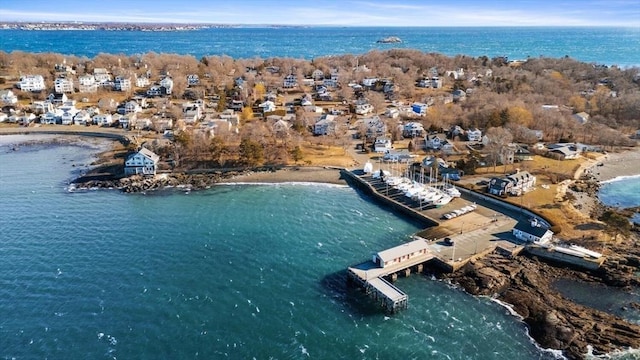 162 Willow Rd Unit 11, Nahant, MA 01908 - drone / aerial view of a large body of water
