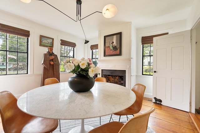 9 The Cmn, Royalston, MA 01368 - dining room featuring light wood finished floors and a fireplace