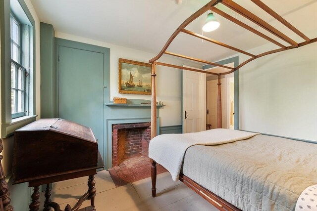 9 The Cmn, Royalston, MA 01368 - bedroom featuring a brick fireplace
