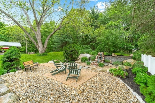 18 Sumac St, Billerica, MA 01821 - view of yard with a patio area
