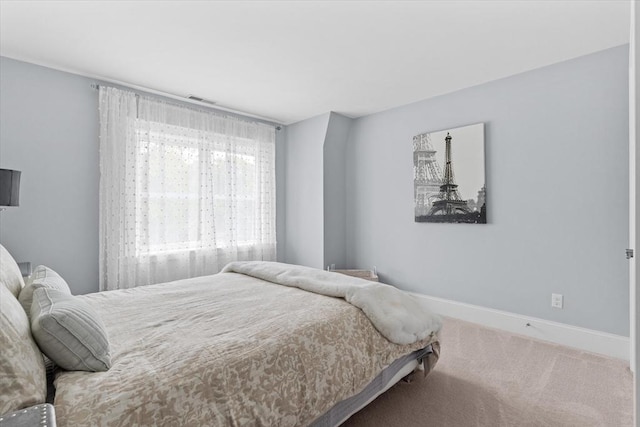 bedroom with carpet flooring