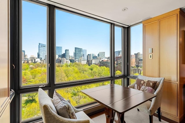 2 Commonwealth Ave Unit 14B, Boston, MA 02116 - sunroom / solarium with a view of city