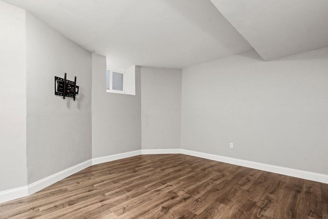 117 Sycamore St Unit 1, Boston, MA 02131 - finished basement with wood finished floors and baseboards