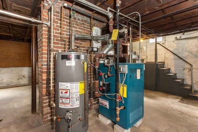 24 Neponset Rd, Quincy, MA 02169 - utilities with gas water heater and a heating unit