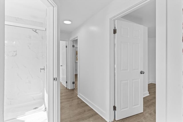 260 Great Rd, Stow, MA 01775 - hallway with light wood-style floors and baseboards