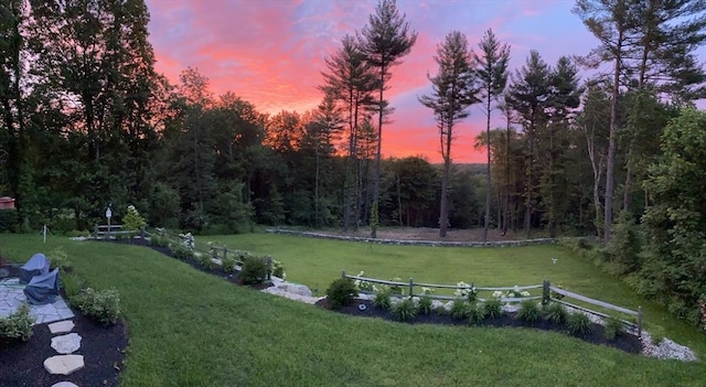 124 Osgood Rd, Charlton, MA 01507 - view of grassy yard with a view of trees