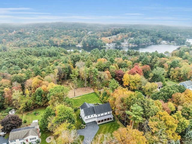 124 Osgood Rd, Charlton, MA 01507 - aerial view of a forest and a nearby body of water