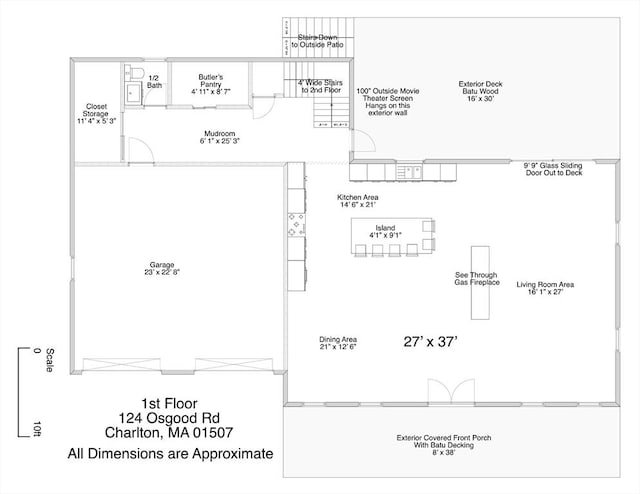 124 Osgood Rd, Charlton, MA 01507 - home floor plan