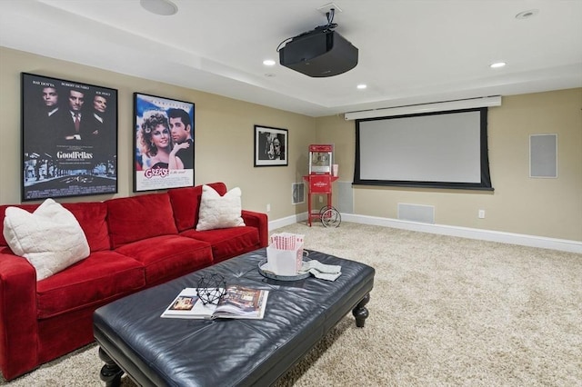 58 Bridle Path, Tewksbury, MA 01876 - carpeted cinema featuring baseboards and recessed lighting