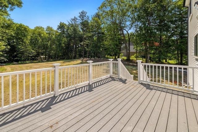 108 S St, Reading, MA 01867 - deck featuring a yard