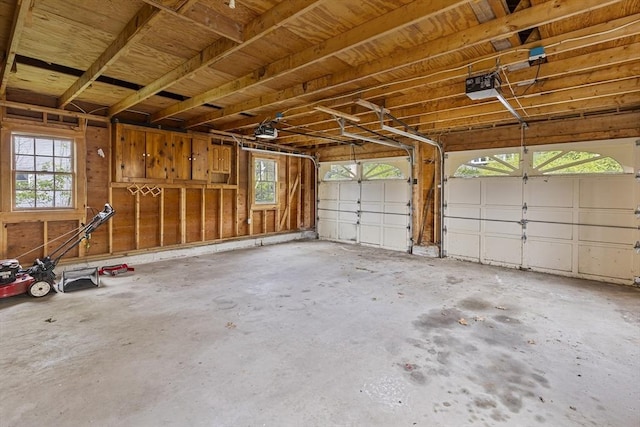 38 Lakeshore Dr, Wayland, MA 01778 - garage with a garage door opener