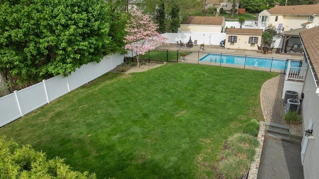 2 Cider Mill Rd, Peabody, MA 01960 - view of yard with a patio and central air condition unit