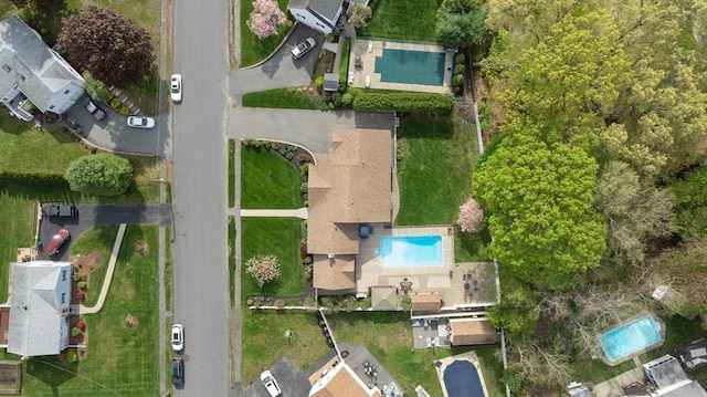 2 Cider Mill Rd, Peabody, MA 01960 - aerial view of property and surrounding area with a pool area