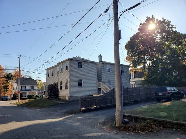 view of property exterior