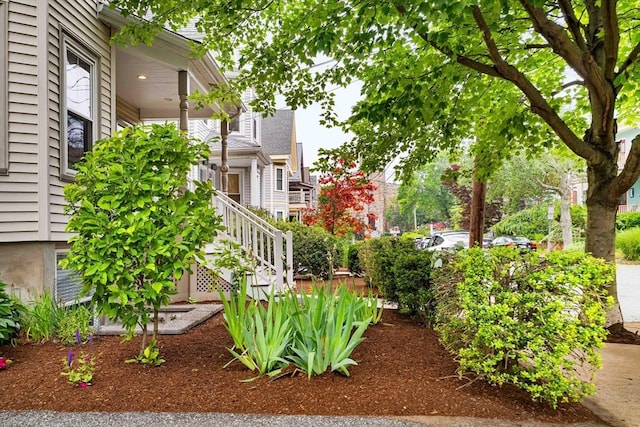 23 Hall Ave Unit 1, Somerville, MA 02144 - view of yard with stairway