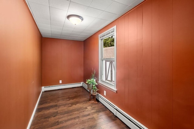 448 Washington St, Warren, MA 01083 - empty room featuring baseboard heating and wood finished floors