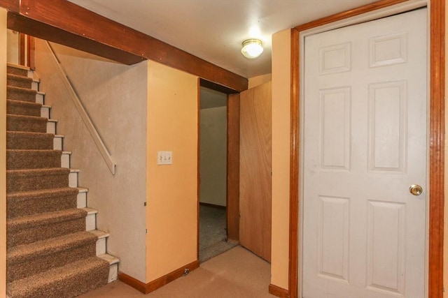 109 Bacon Rd, Springfield, MA 01119 - finished basement featuring carpet flooring and stairway