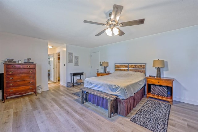 159 School St, Granby, MA 01033 - bedroom featuring wood finished floors, baseboards, and a ceiling fan