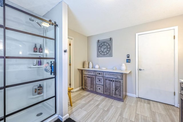 159 School St, Granby, MA 01033 - kitchen with baseboards and light countertops