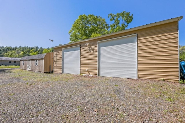 159 School St, Granby, MA 01033 - view of detached garage