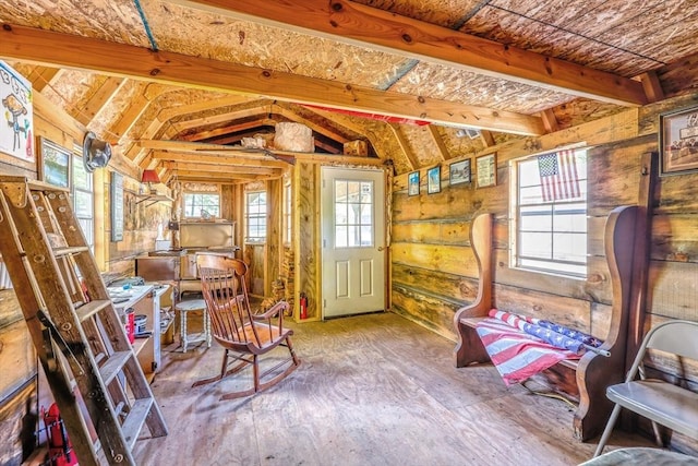 159 School St, Granby, MA 01033 - sitting room with lofted ceiling