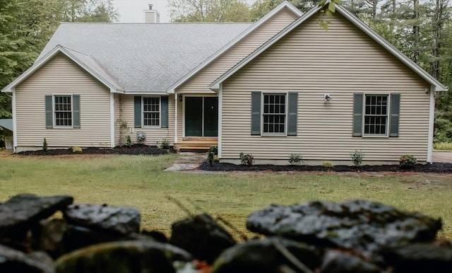 251 Butterworth Rd, Barre, MA 01005 - view of front of property featuring a front yard and a chimney